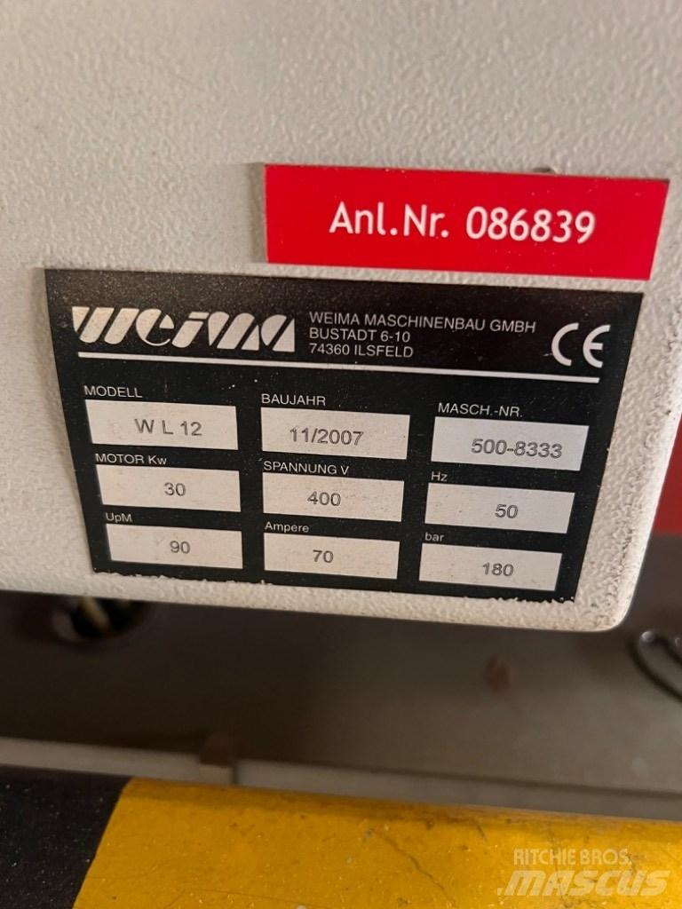 Weima HWV 3000 / WL12 Промышленные шредеры