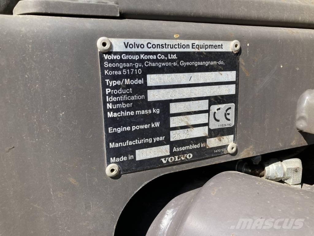 Volvo ECR 88 D Малые экскаваторы 7т-12т