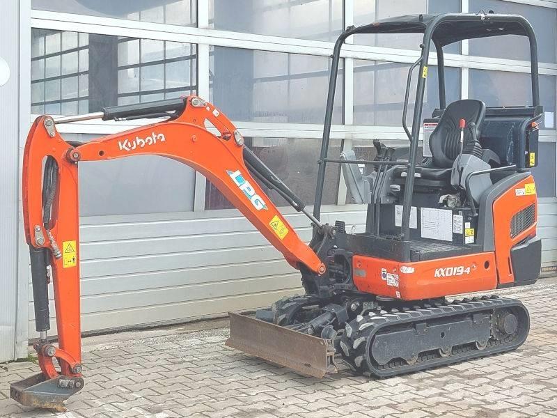 Kubota KX 019-4 LPG Мини-экскаваторы