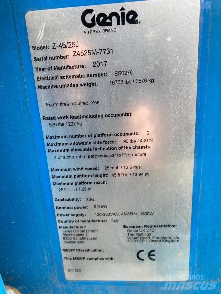 Genie Z 45/25 J BI Коленчатые подъемники
