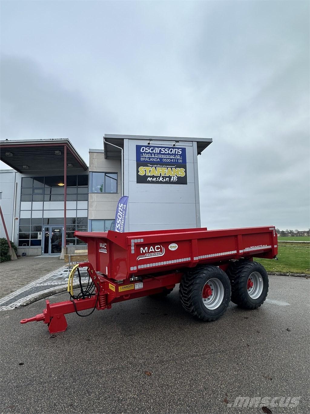 MAC GP12 Тракторные самосвальные прицепы