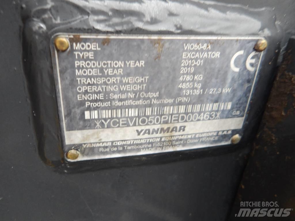 Yanmar Vio 50 Мини-экскаваторы