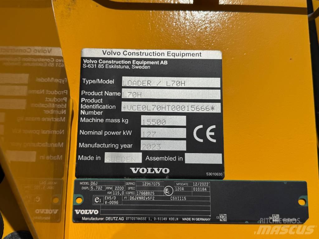 Volvo L 70 H Фронтальные погрузчики