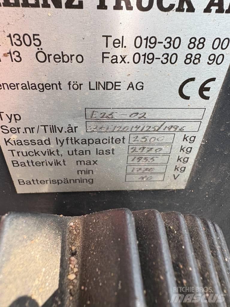 Linde E 25 Электропогрузчики