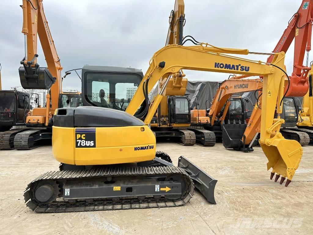 Komatsu PC78US Малые экскаваторы 7т-12т