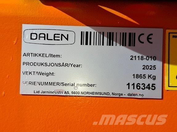 Dalen 2118 Снегоуборщики