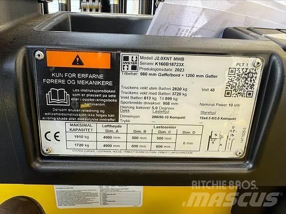 Hyster J2,0XNT Дизельные погрузчики