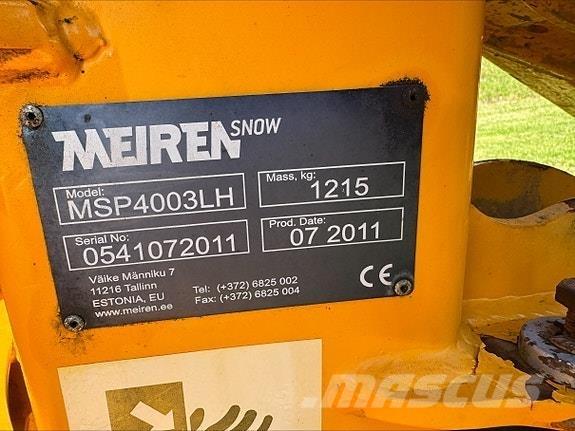 Meiren 2011 Снежные отвалы и плуги
