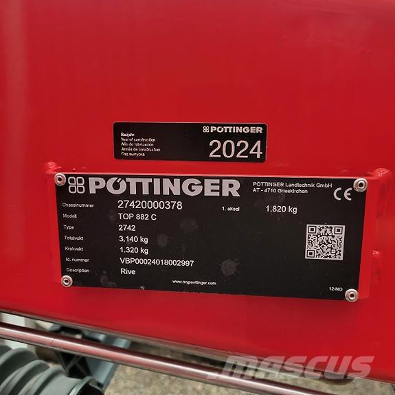 Pöttinger TOP 882C Рядковые косилки