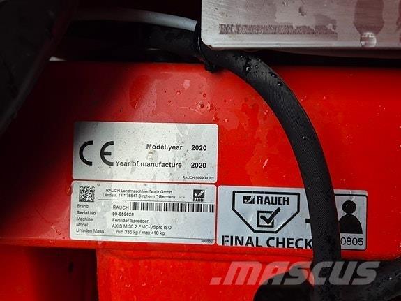 Rauch Axis 30.2 Разбрасыватели органических удобрений