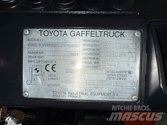 Toyota 62-FDF25 Дизельные погрузчики