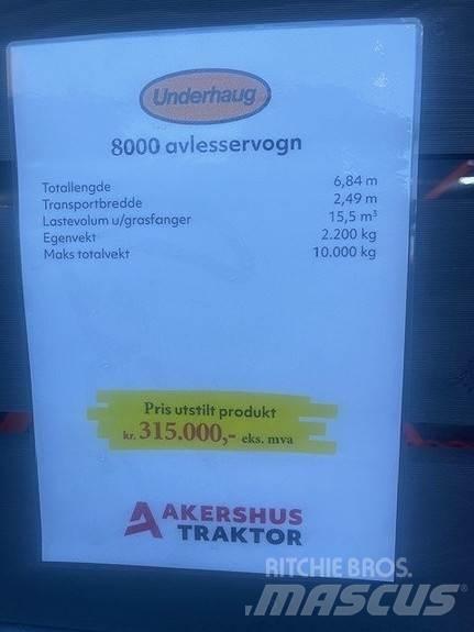 Underhaug 8000 Обычные тракторные прицепы