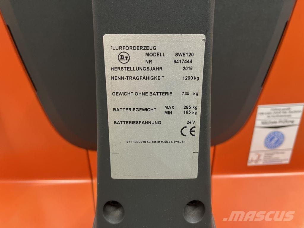 BT SWE 120 Ручные штабелёры с электроподъёмом