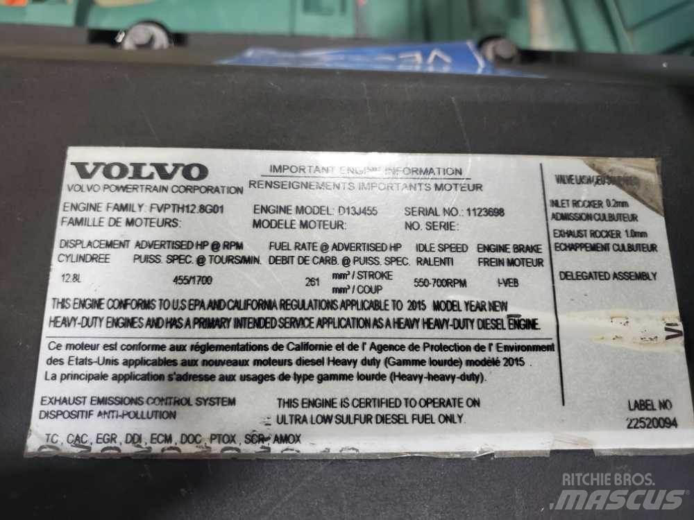 Volvo D13J Двигатели