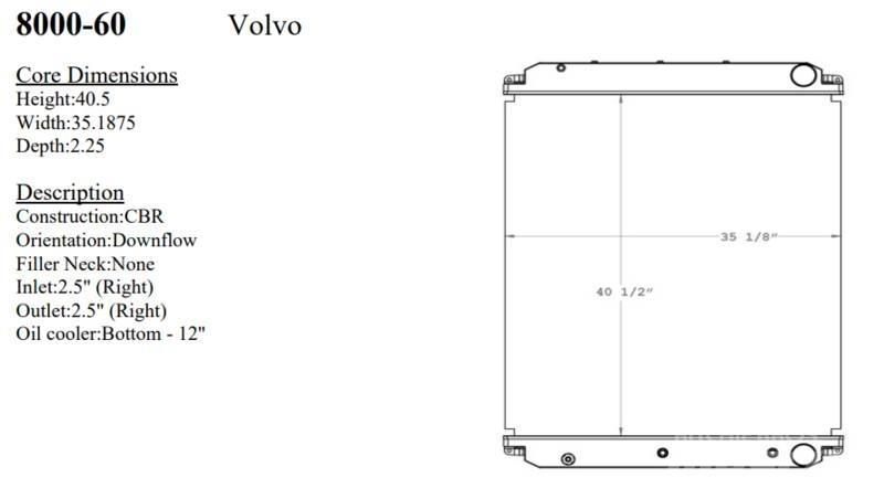 Volvo VT Радиаторы