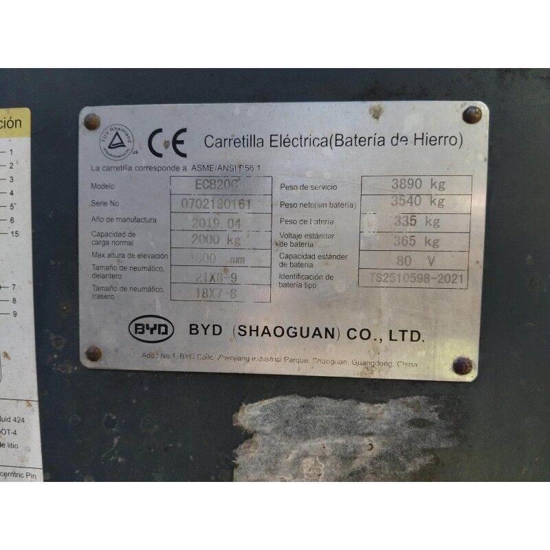 BYD ECB200C Электропогрузчики