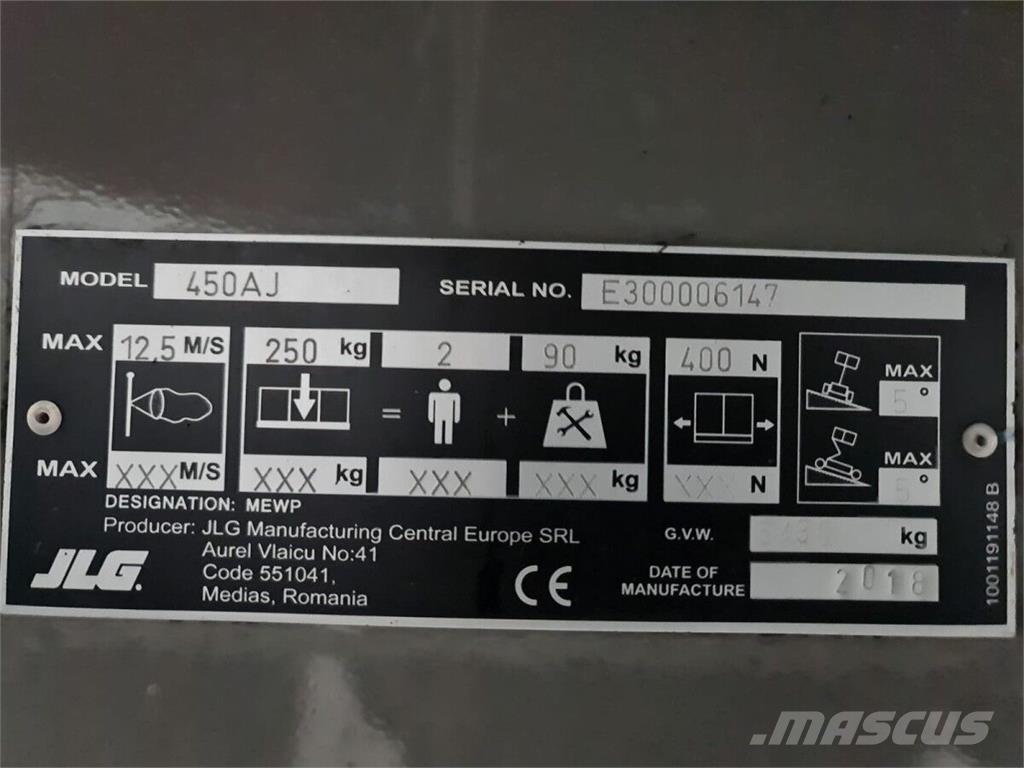JLG 450AJ Коленчатые подъемники