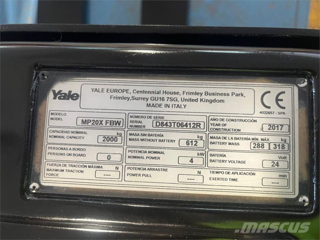Yale MP20X Складская техника - Другие