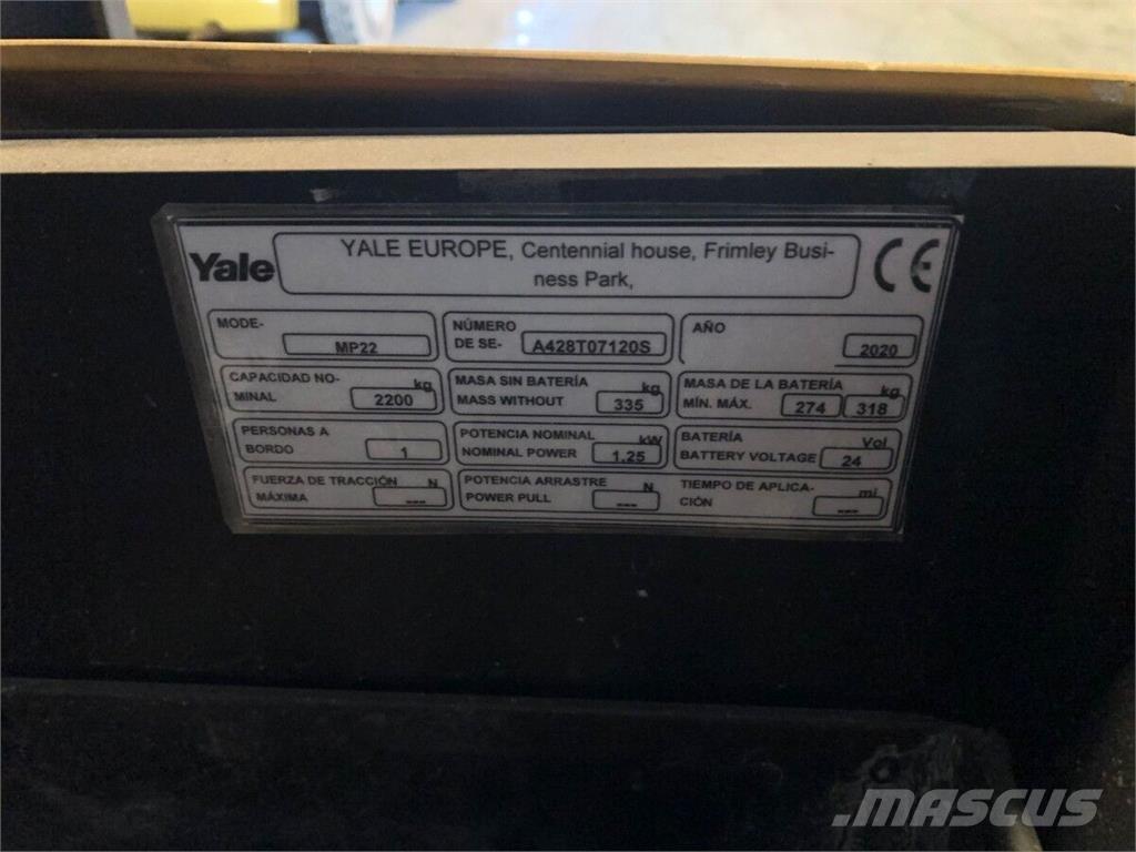 Yale MP22 Складская техника - Другие