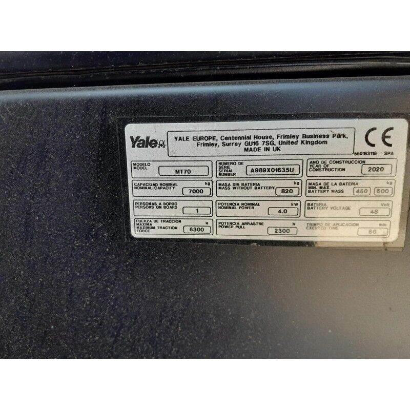 Yale MT70 Складские электротягачи