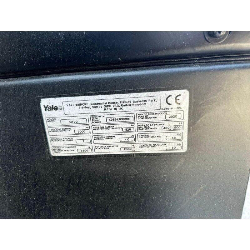 Yale MT70 Складские электротягачи