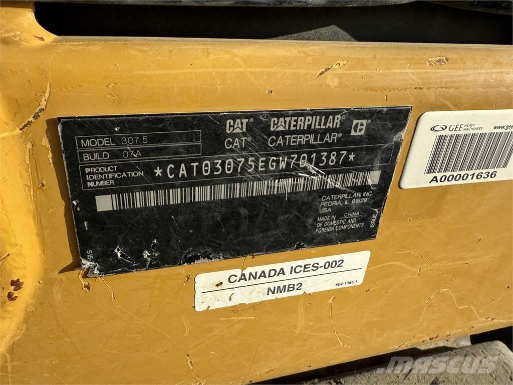 CAT 307.5 Гусеничные экскаваторы