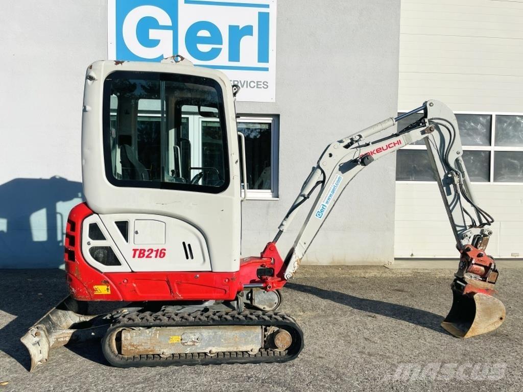 Takeuchi TB216 Мини-экскаваторы