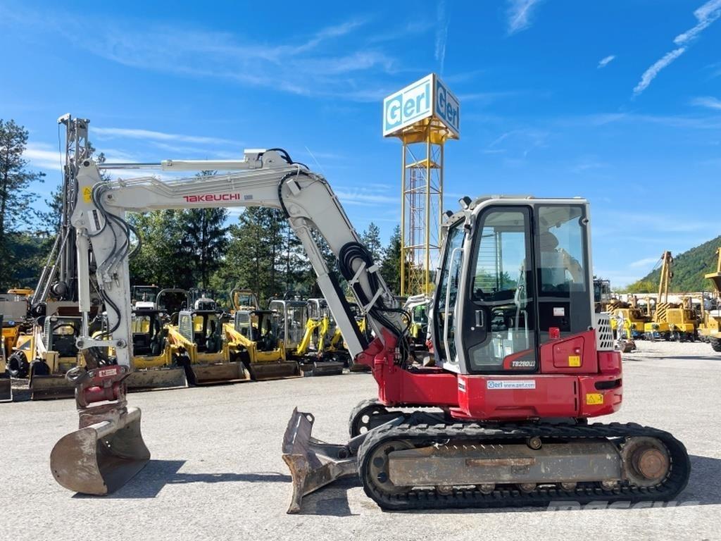 Takeuchi TB280FR Мини-экскаваторы