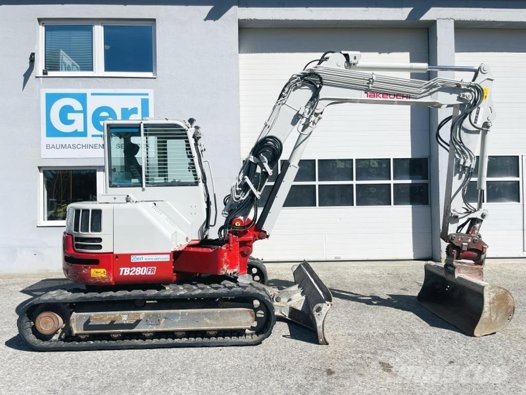 Takeuchi TB280FR Мини-экскаваторы