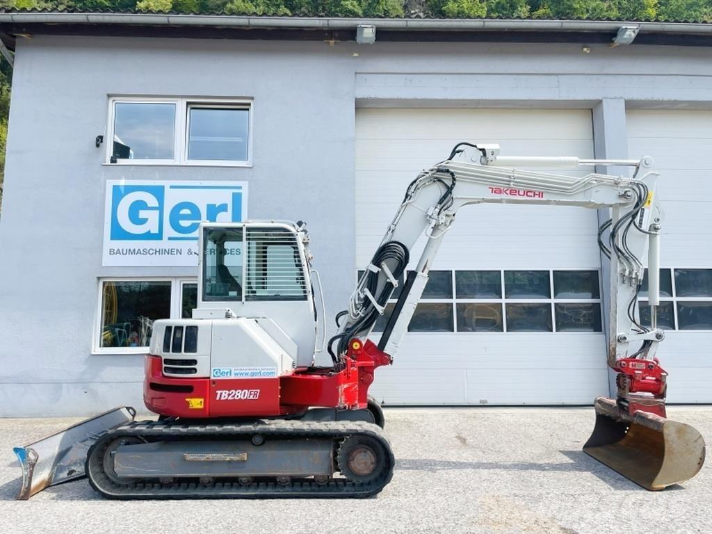 Takeuchi TB280FR Мини-экскаваторы