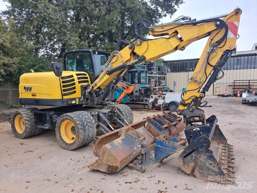 Yanmar B95W Колёсные экскаваторы