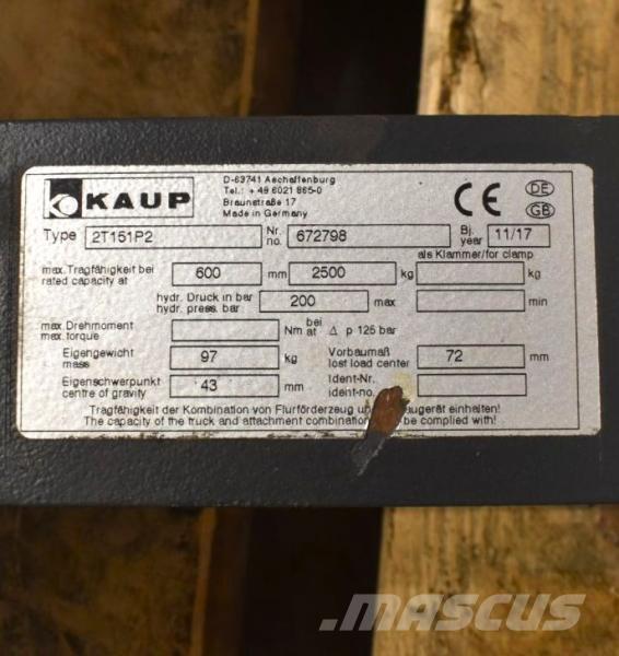 Kaup 2T151P2 Запчасти для складской техники
