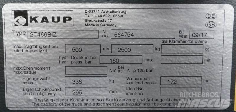 Kaup 2T466BIZ Запчасти для складской техники