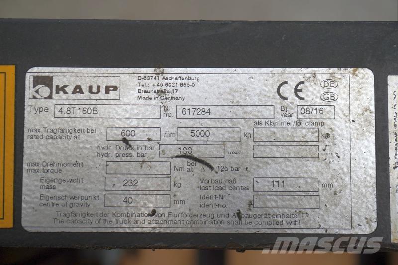 Kaup 4,8T160B Запчасти для складской техники