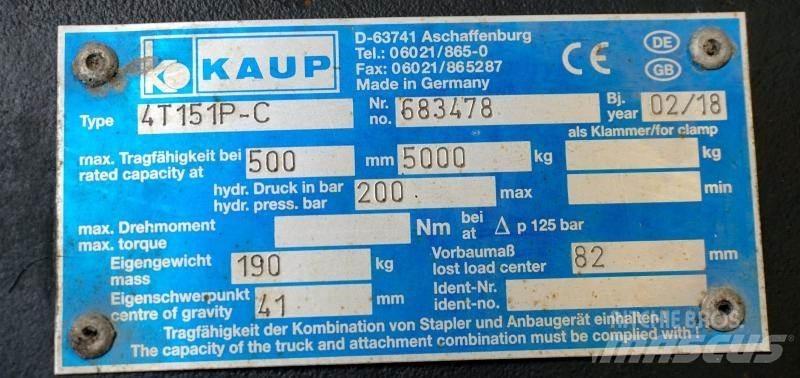 Kaup 4T151P-C Запчасти для складской техники