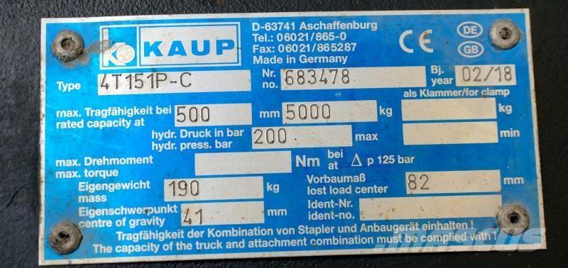 Kaup 4T151P-C Запчасти для складской техники