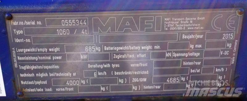 Mafi 1060 / 4t Прицепы-платформы/боковая разгрузка