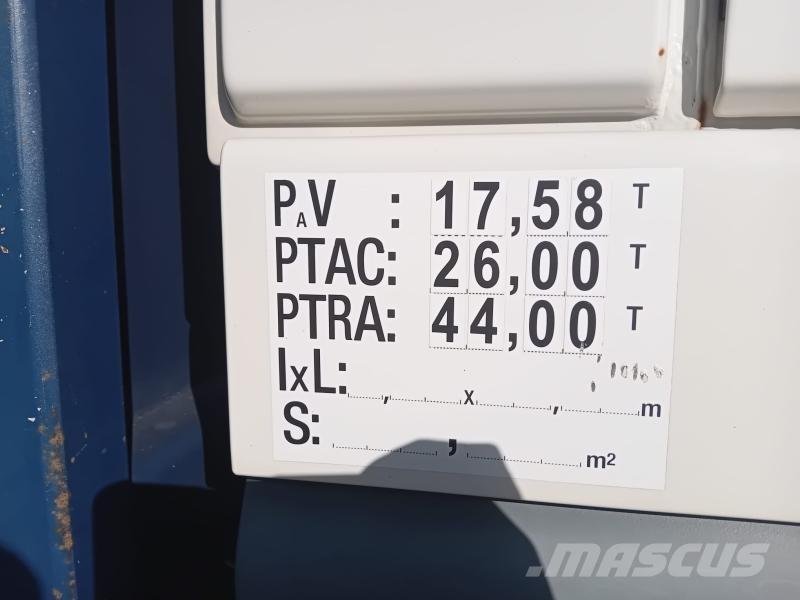 DAF XF105 460 Грузовики-платформы/боковая разгрузка