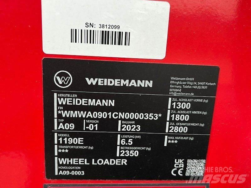 Weidemann 1190E Мини-погрузчики