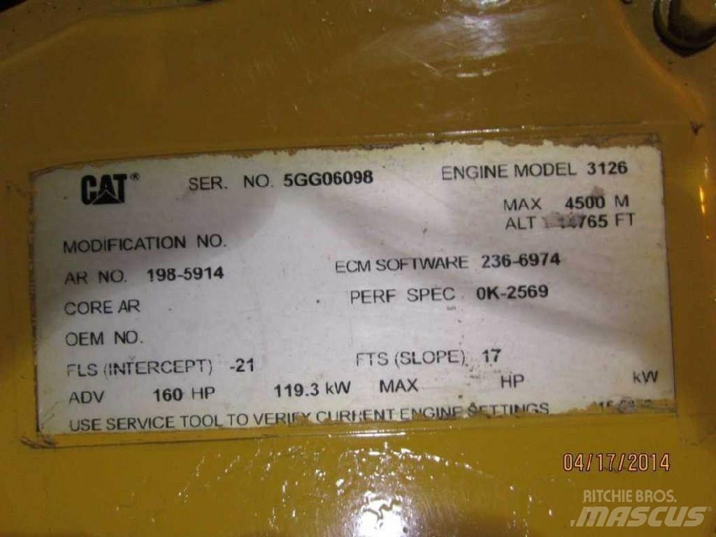 CAT 3126E Двигатели