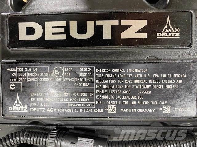 Deutz TCD3.6L4 Двигатели