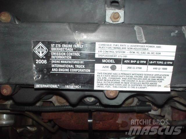 International VT275 Двигатели