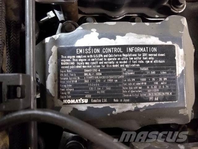 Komatsu SAA6D125E-6 Двигатели