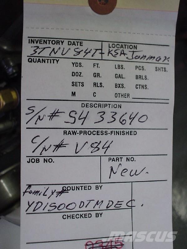 Yanmar 3TNV84T-BKSA Двигатели