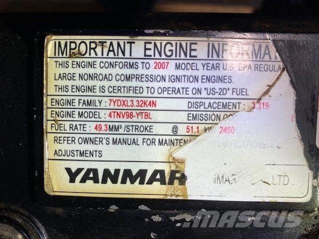 Yanmar 4TNV98-YTBL Двигатели