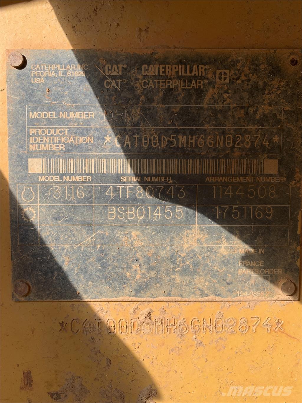 CAT D5M Строительная техника - Другие