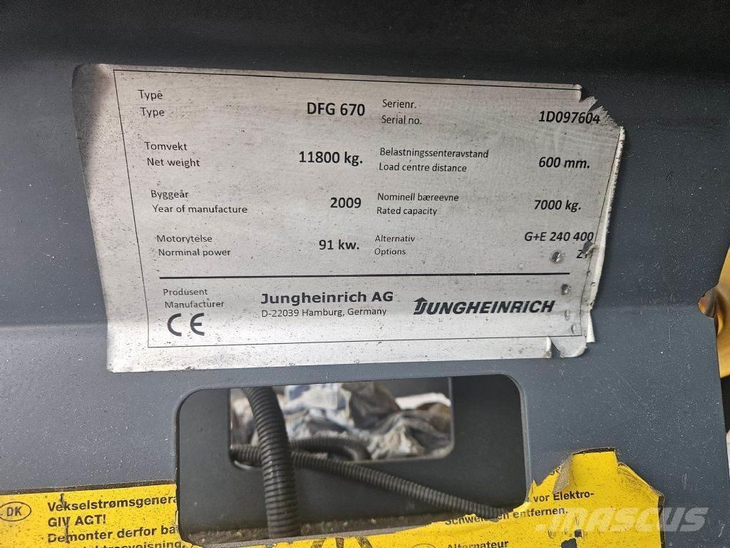 Jungheinrich DFG670 Дизельные погрузчики