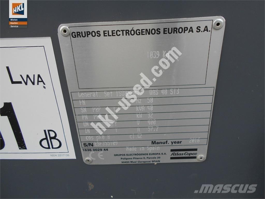 Atlas Copco QAS 40 KDS Другие генераторы