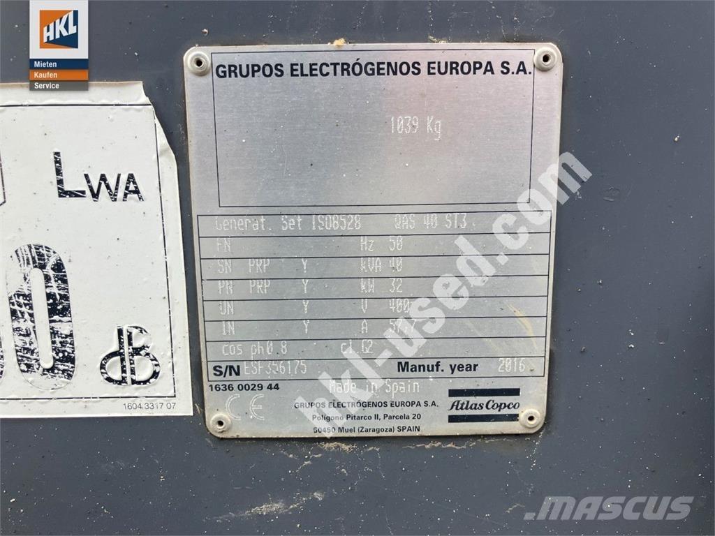 Atlas Copco QAS 40 KDS Другие генераторы