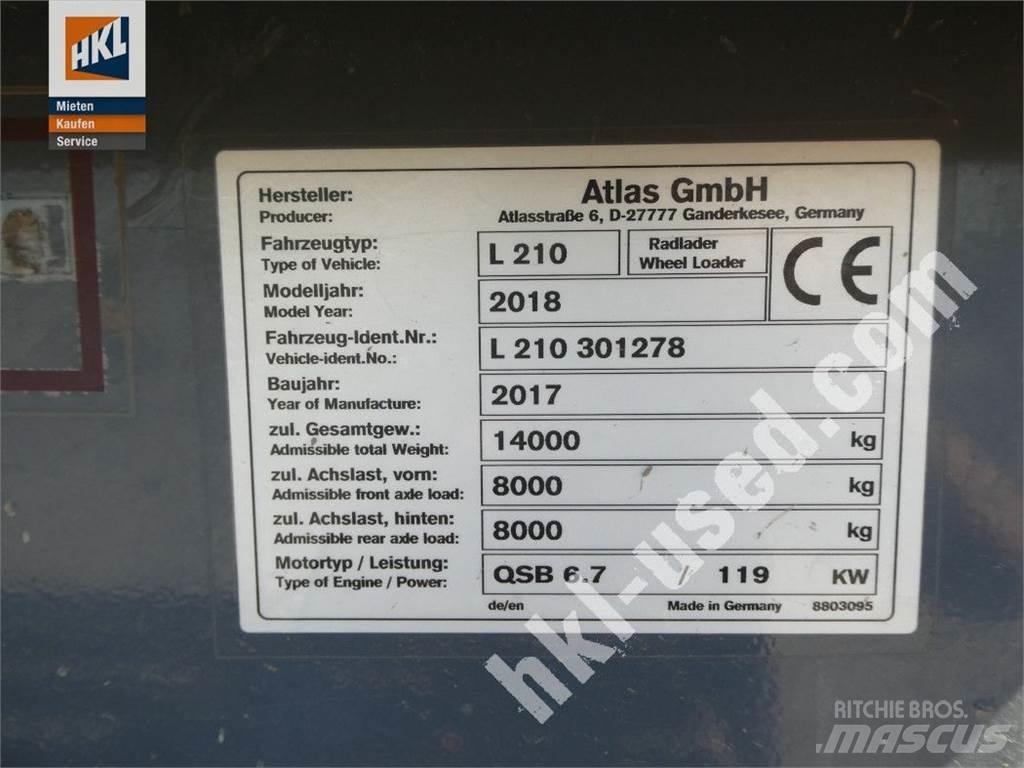 Atlas L 210 Фронтальные погрузчики